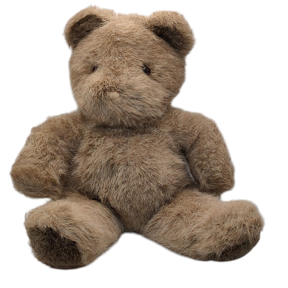 Vintage Gund Plush Teddy Bear Light Brown Plush Stuffed Animal Seventeen in 1986